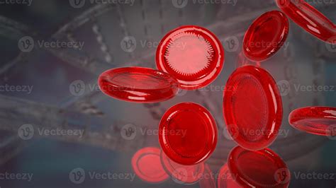 The Blood Cell For Medical Or Education Concept D Rendering