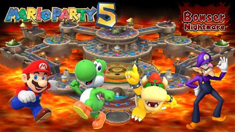 Mario Party 5 Mario Vs Yoshi Vs Koopa Kid Vs Waluigi Bowser