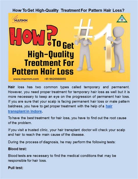 Ppt How To Get High Quality Treatment For Pattern Hair Loss Powerpoint Presentation Free To