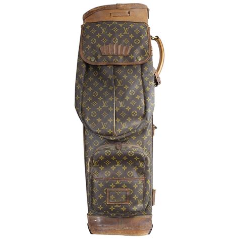 Really Used Vintage Louis Vuitton Golf Club Bag In Monogram Canvas For