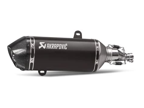 S VE125SO2 HZBL TERMINALE SLIP ON AKRAPOVIC INOX NERO VESPA GTS 125 IE