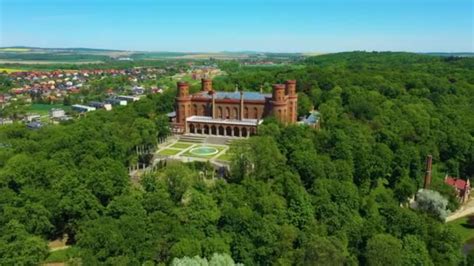 Palace Marianna Oranska Kamieniec Zabkowicki Castle Zamek Aerial View