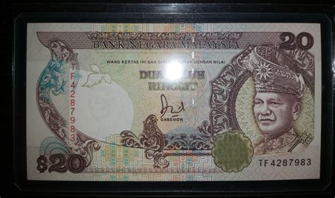 malaysia twenty ringgit sixth series  prefix hobbies toys