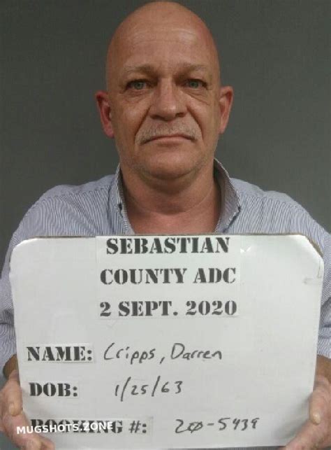 CRIPPS DARREN DEWAYNE 09 26 2022 Sebastian County Mugshots Zone