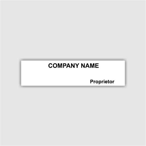 Buy Proprietor Customized Self Inking Pre Inked Rubber Stamp Online