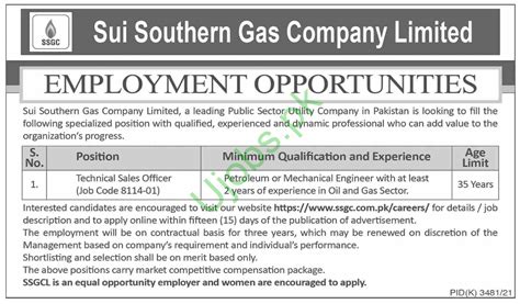 Ssgc Jobs 2022 Sui Southern Gas Company Apply Online Ilm Ki Dunya Org