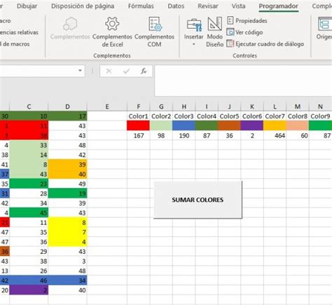 Sumar Datos En Un Rango Seg N El Color De La Celda Excel Signum Hot