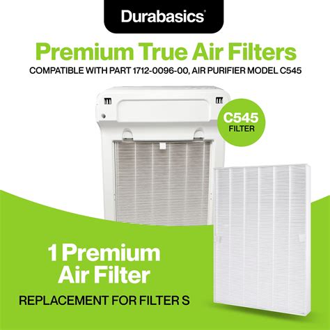 Durabasics Premium Filter Set Compatible with Winix C545 Replacement F