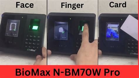 BioMax N BM70W Pro Face Attendance Machine With Inbuilt Battery WiFi