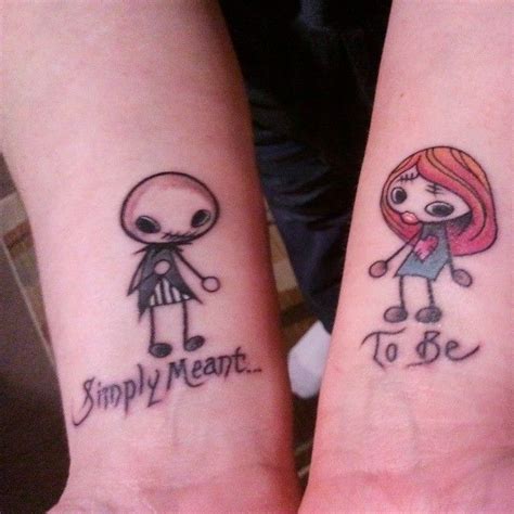 22 best Jack And Sally Couple Tattoos images on Pinterest | Couple tat ...