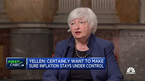 Treasury Sec. Janet Yellen: We'll have several more months of rapid ...