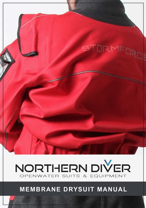 Cortex Red Edition Tri Laminate Drysuit For Diving Northern Diver