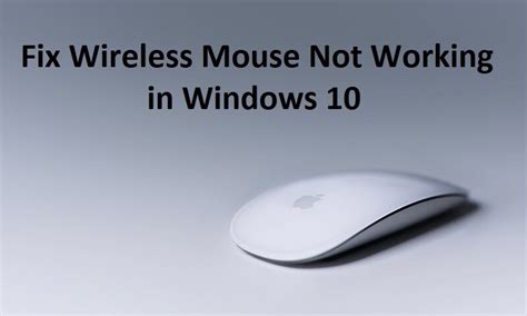 Why my Wireless Mouse stopped working? Here’s some tips to fix this