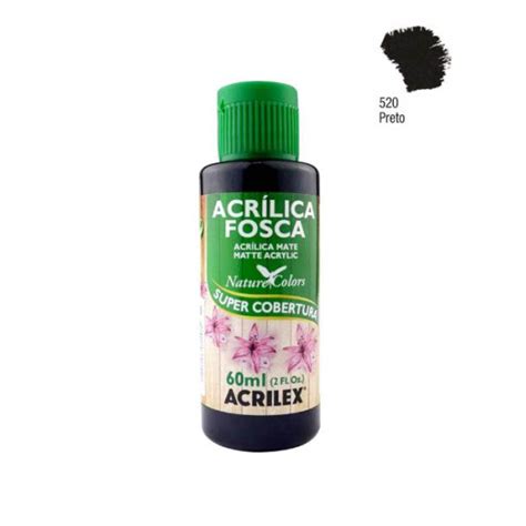 Tinta Acrilica Fosca Preto