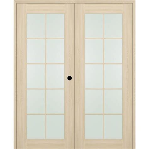 Belldinni Vona 56 In X 80 In 10 Lite Left Hand Active Frosted Glass