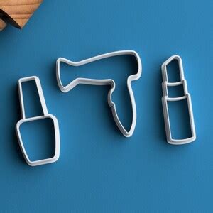 Makeup Cookie Cutter Fashion Cookie Cutter Hair Dryer Lipstick Nail