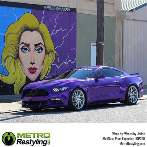 3M 1080 Gloss Plum Explosion Vinyl Wrap GP258 Vinyl Wrap Vinyl