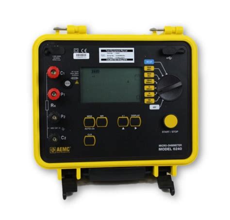 Hire AEMC 6240 Micro Ohmmeter Brandis Hire