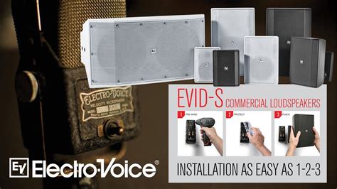 Electro Voice EVID SurfaceMount Commercial Loudspeakers YouTube