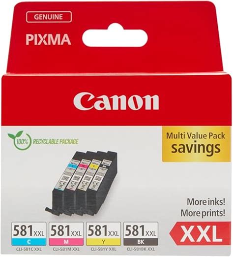 Canon Cli Xxl C M Y Bk Vorteilspack Tintenpatronen H Chste