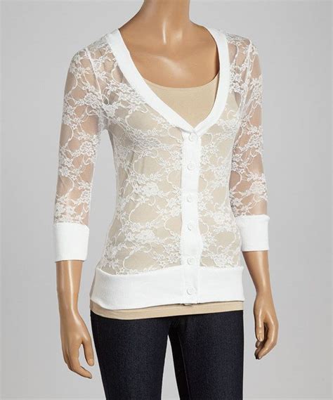 Look At This White Lace Cardigan On Zulily Today White Lace