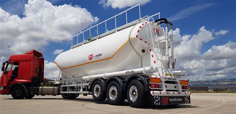 Aluminum Silo Trailer Cement Silos Semi Trailer