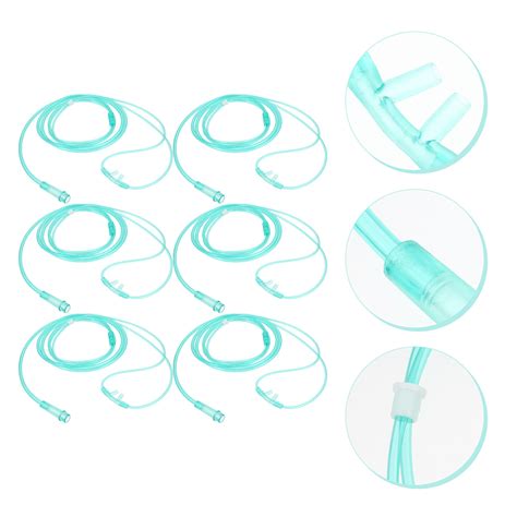 Adult Standard Nasal Cannula Oxygen Tubes 7 Ftsoft Green Cannula Nasal Tubing For Oxygen