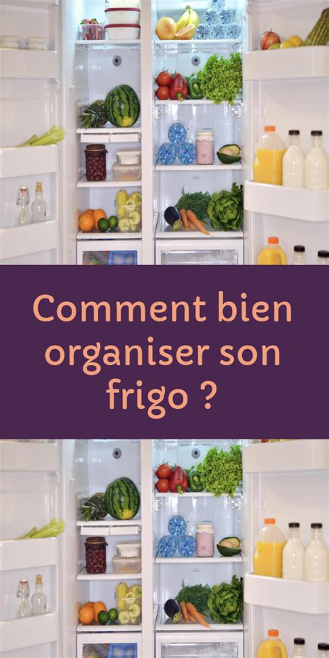 Comment Bien Organiser Son Frigo Comment Organiser Son Frigo Frigo