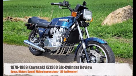 1979 1989 Kawasaki Kz1300 6 Cylinder Review Sound Specs Riding