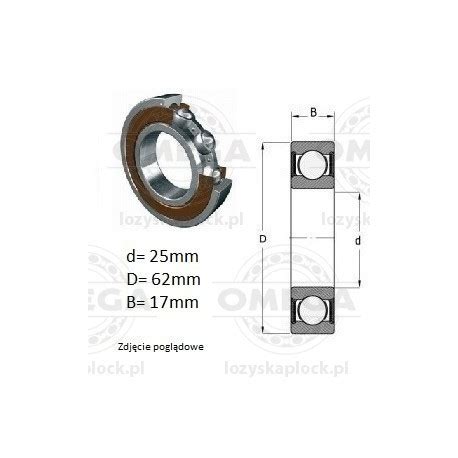 ŁOŻYSKO KULKOWE 6305 2NSE9CM JAPAN P H T OMEGA