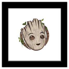 Gallery Pops Marvel I Am Groot - Baby Groot Face Framed Art Print