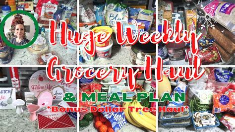 New Huge Weekly Aldi S Grocery Haul With Meal Plan Bonus Dollar Tree