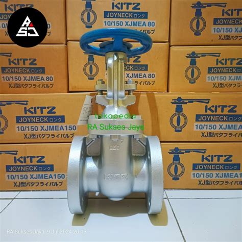 Jual Gate Valve Kitz 3 Inch Fcl Class Jis 10k Original 100 Jakarta