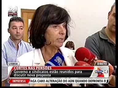 Declarações de Ana Avoila sobre cortes nas pensões do sector público