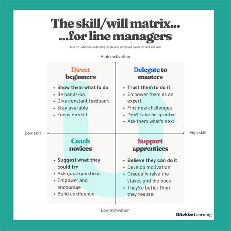 Skill/Will matrix explained | Leadership styles for managers [With ...