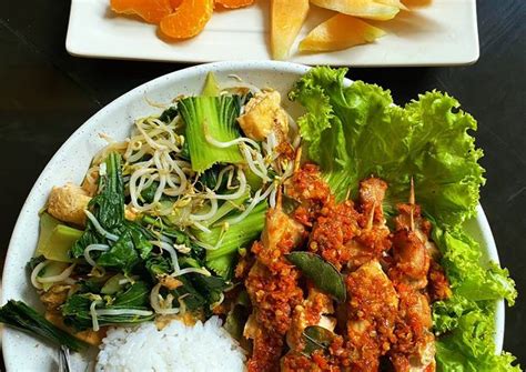 Resep Sate Dada Ayam Fryer Sambal Rica Bawang Oleh Thytin Olii Cookpad