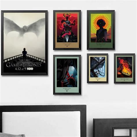 The Game of Thrones Wall Art Paint Wall Decor Canvas Prints Canvas Art ...