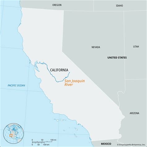 San Joaquin River | California, Map, Length, & Facts | Britannica