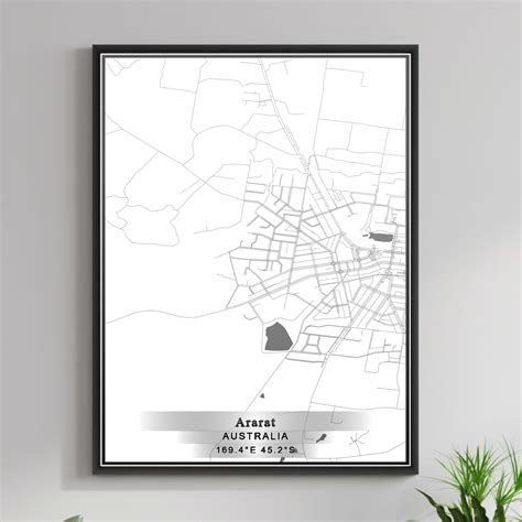 ROAD MAP OF ARARAT, AUSTRALIA BY MAPBAKES – MapBakes