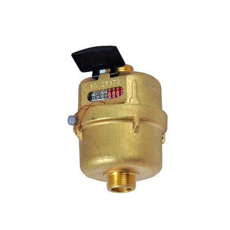 Iso Class C Dn Brass Body Volumetric Water Meter With Pulse