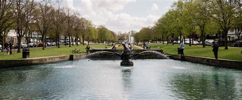 repairing  boating pond port sunlight village