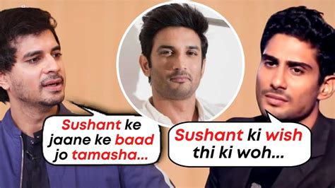 Remembering Sushant Singh Rajput Prateik Babbar And Tahir Raj Bhasin