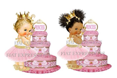 Princess Diaper Cake Princess Baby Shower Gift And Centerpiece By Fiat