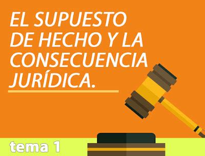 Supuesto De Hecho Y Consecuencia Jur Dica Oposici N Polic A Nacional