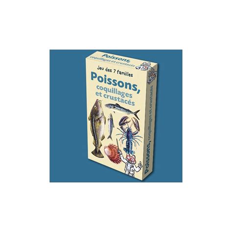 Jeu Des Familles Poissons Coquillages Et Crustac S Livres Et J