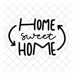 Home sweet home Icon - Download in Sticker Style