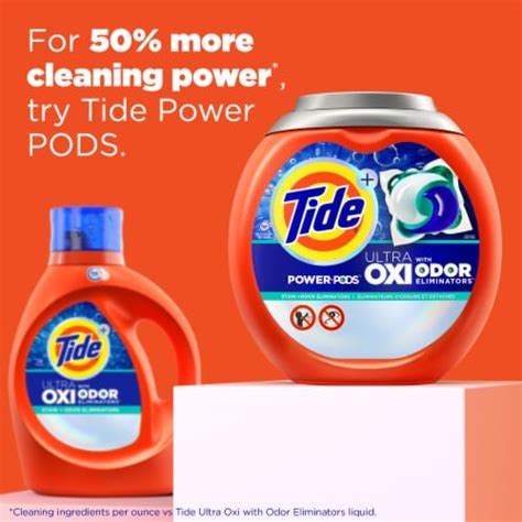 Tide With Ultra Oxi Odor Eliminators Original Scent Liquid Laundry