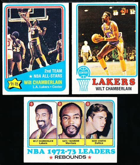 Lot Detail - Wilt Chamberlain Lot- 10 Cards