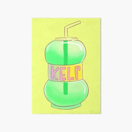 "Spongebob Squarepants Kelp Juice" Art Board Print by AcholaShop | Redbubble