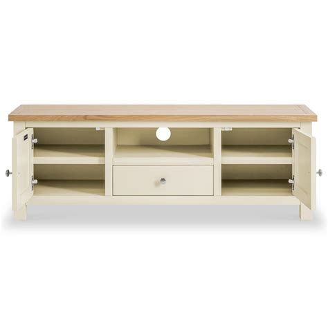 Farrow 140cm Wide Tv Stand Grey Cream Or White Roseland